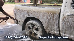dirty truck changes colors with 300x169 - Dirty Truck Changes Colors With Pressure Washer Foamer